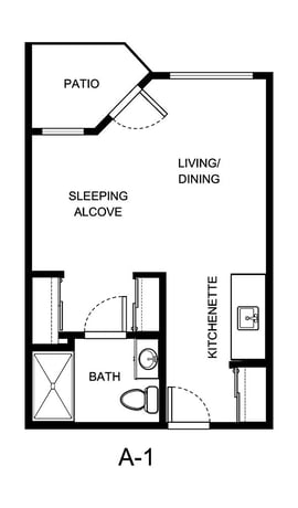 PPES_IL_Suite 1BA_372 sq. ft.